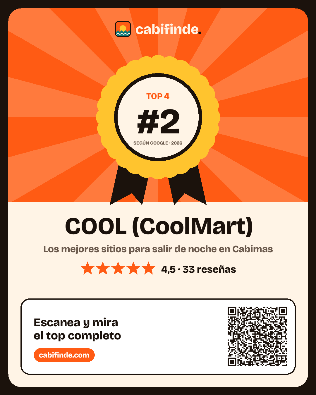 Sello de COOL (CoolMart): puesto #2